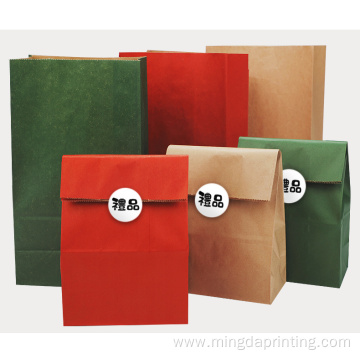 Customized printing take-out kraft paper bag